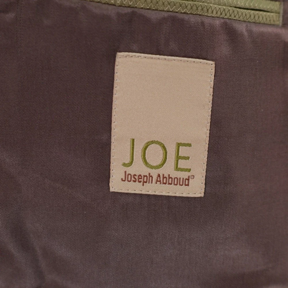 Joe Joseph Abboud Tweed Wool Black Gray Gray Check 3‎ Button 42S